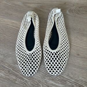 H&M Cream Mesh Flats